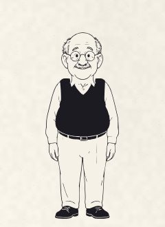 Marcel, dessiné à l'encre